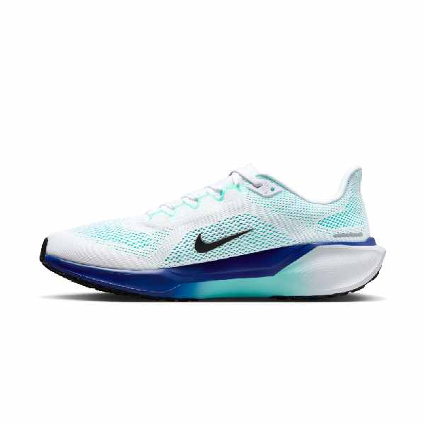 Nike Pegasus 41 White/Black Responsive Running Shoes ReactX Air Zoom