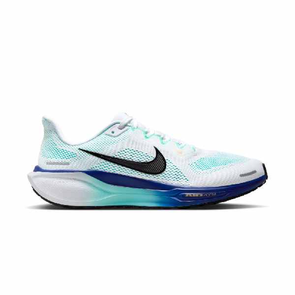 Nike Pegasus 41 White/Black Responsive Running Shoes ReactX Air Zoom