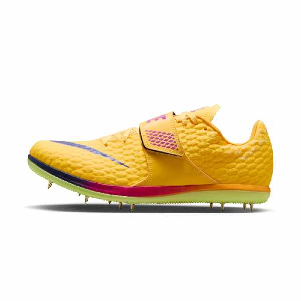 Nike High Jump Elite Track Spikes: Stiff Plate, Secure Fit, Peak Performance