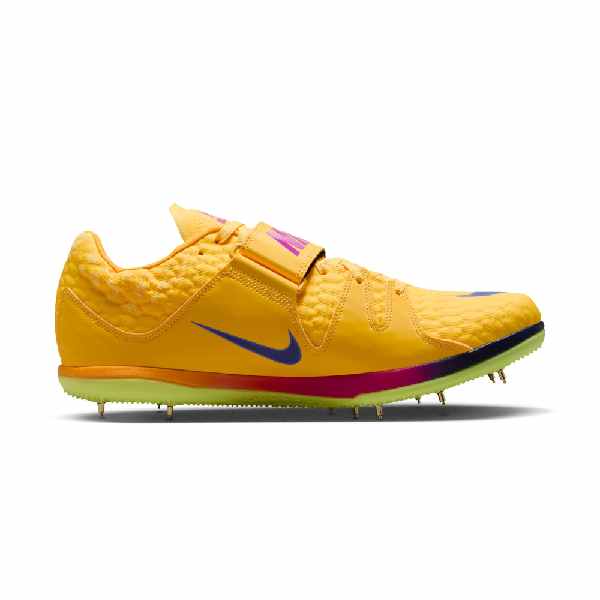 Nike High Jump Elite Track Spikes: Stiff Plate, Secure Fit, Peak Performance