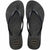 Havaianas Slim Gloss Black/Silver Women's Flip Flops: Soft Comfortable Sole