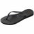Havaianas Slim Gloss Black/Silver Women's Flip Flops: Soft Comfortable Sole