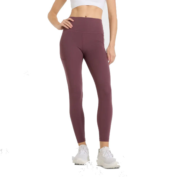 New Balance Harmony High-Rise Pocket Leggings: 25-inch Inseam, Faded Plum