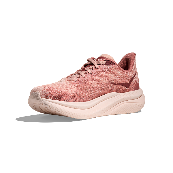 Hoka Mach 6 Women&#39;s Ultra-Light Responsive Road Running Shoe Latte Blush