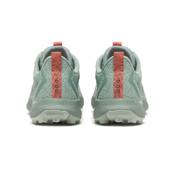Saucony Peregrine 15 Mist/Aloe Women&#39;s Trail Shoes: Ultimate Grip, Plush Cushioning.