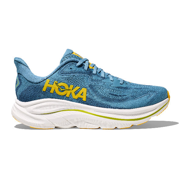 Hoka Clifton 10 Alpine Blue Foggy Night Wide Men's Cushioned Running Shoes