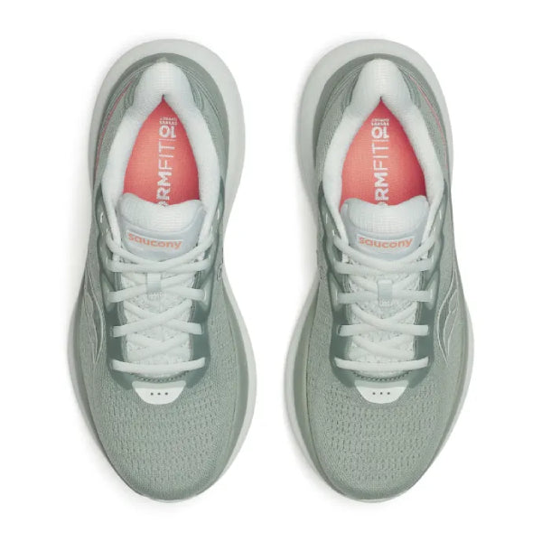 Saucony Triumph 23 Iceberg Aloe Women&#39;s Premium Neutral Cushioning Running Shoes