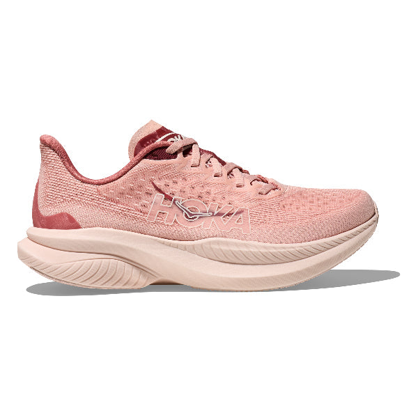 Hoka Mach 6 Women's Ultra-Light Responsive Road Running Shoe Latte Blush