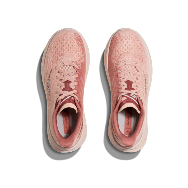 Hoka Mach 6 Women&#39;s Ultra-Light Responsive Road Running Shoe Latte Blush