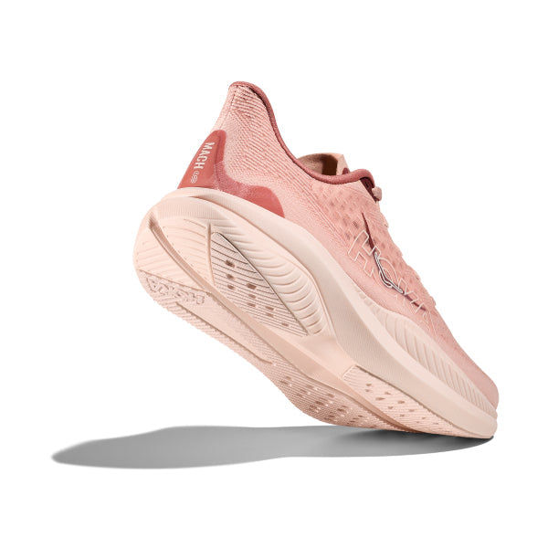 Hoka Mach 6 Women&#39;s Ultra-Light Responsive Road Running Shoe Latte Blush