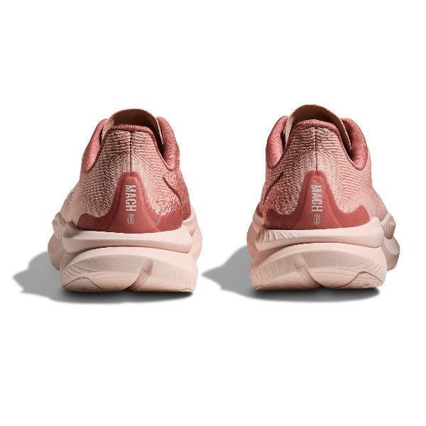 Hoka Mach 6 Women&#39;s Ultra-Light Responsive Road Running Shoe Latte Blush