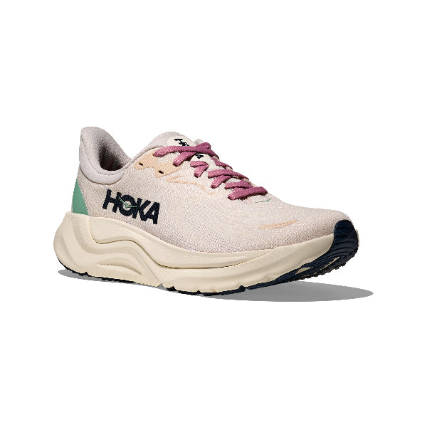 Hoka Arahi 8 Women&#39;s Stability Running Shoes: Rose Cream Alabaster Comfort