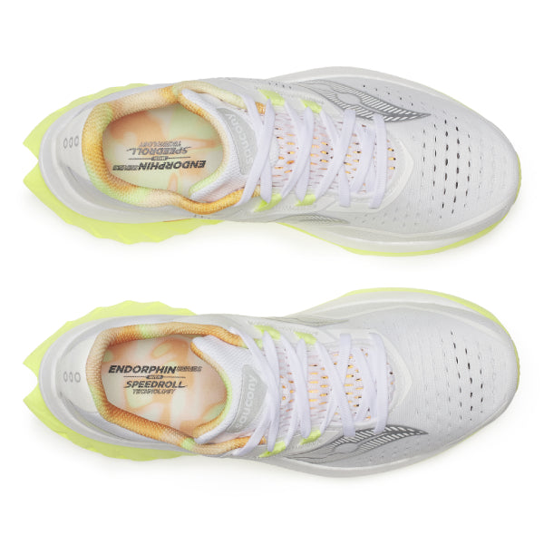 Saucony Endorphin Speed 4 White/Sunny Women&#39;s Performance Running Shoes