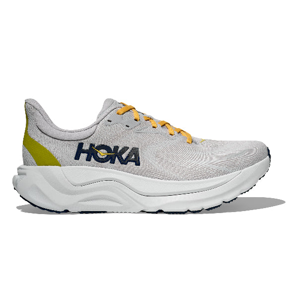 Hoka Arahi 8 Wide Stability Running Shoes: Stardust Cosmic Grey for Men