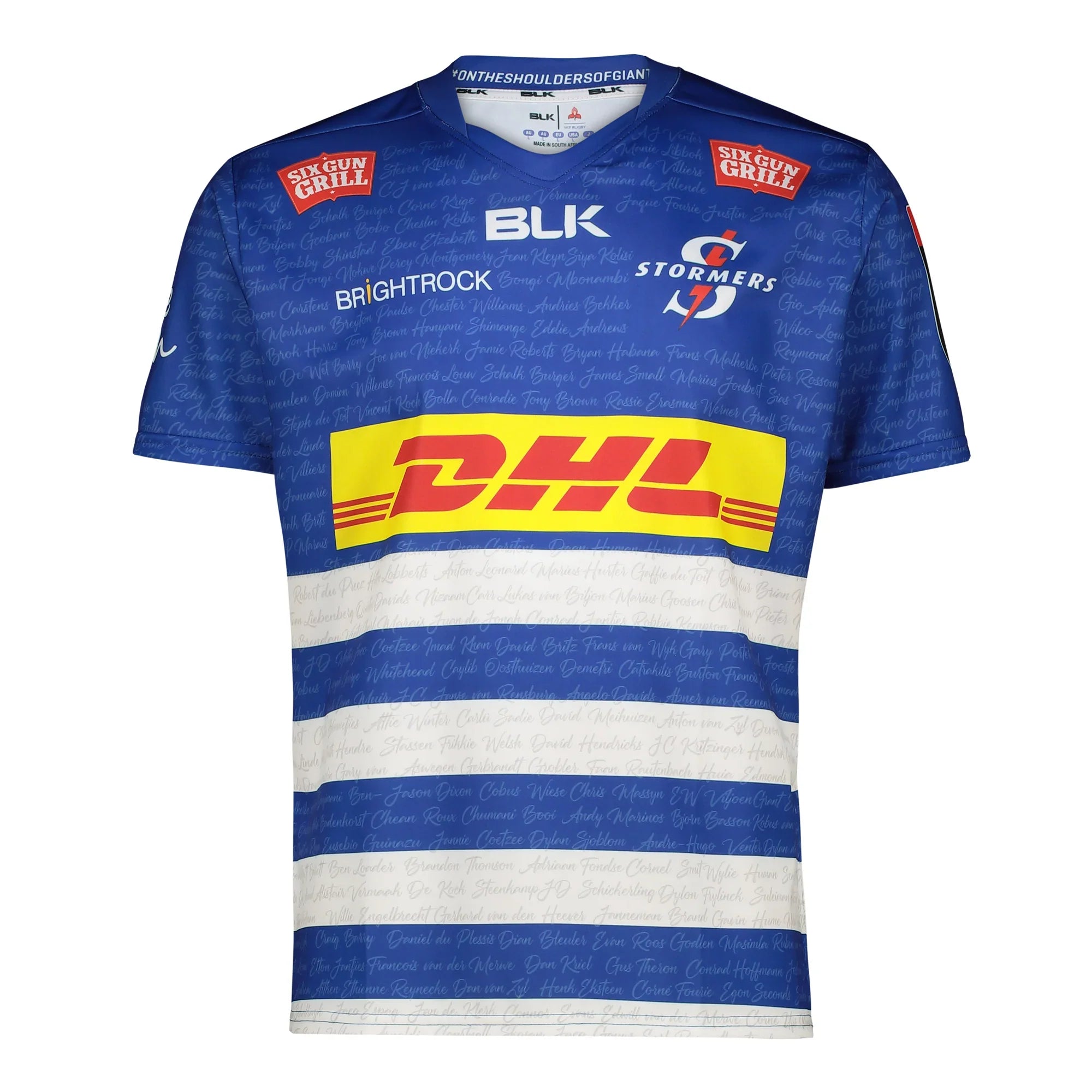 Official Junior Stormers Rugby Home Jersey 24/25 BLK Replica Kit