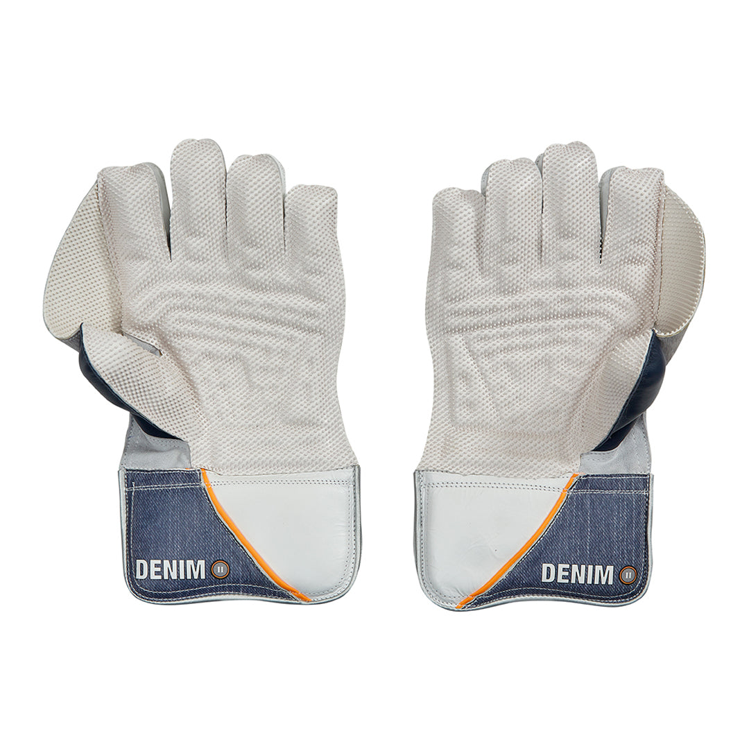 D&P Denim II Lightweight Wicket-Keeping Gloves with Octopus Grip for Cricket