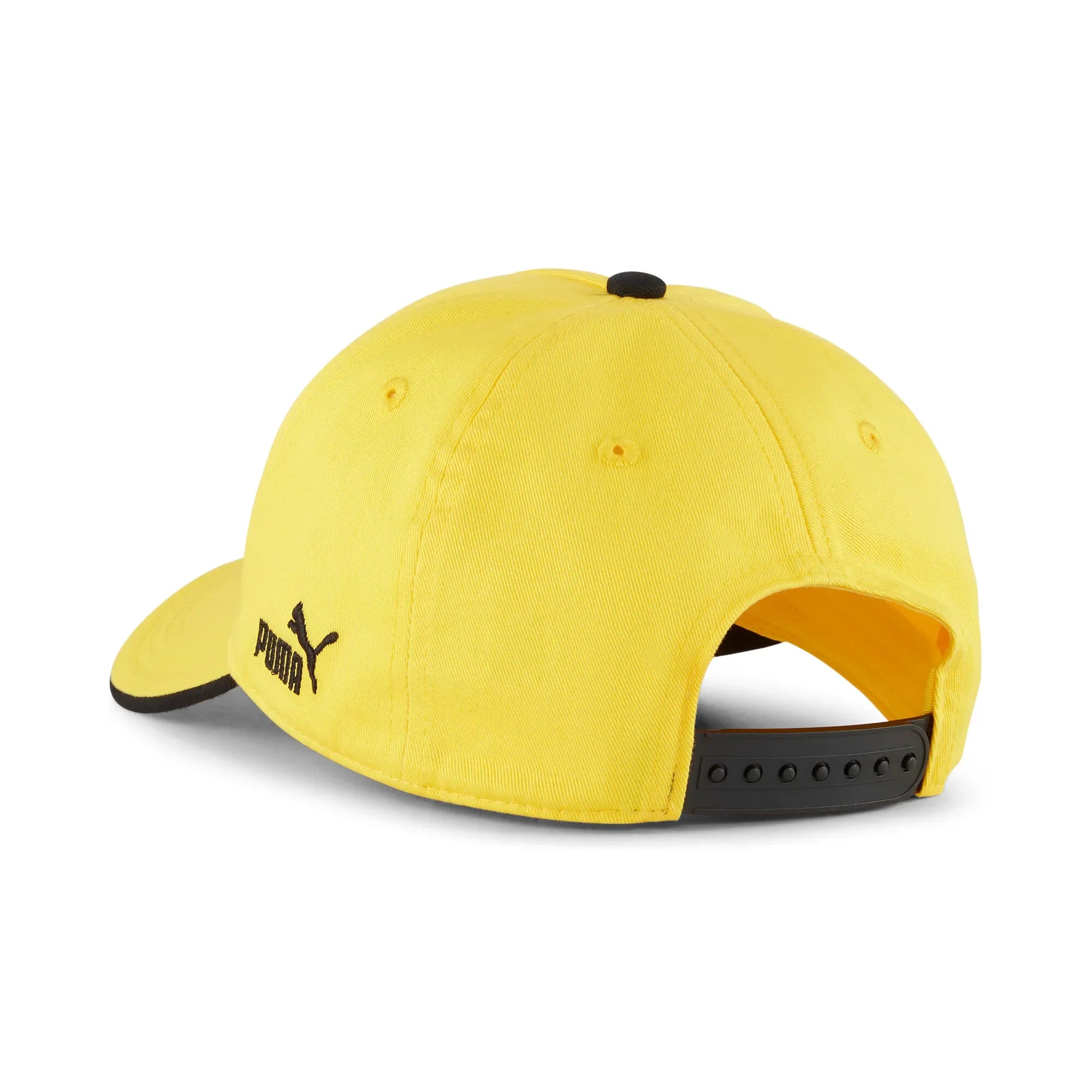 Puma Borussia Dortmund Essential Cap: Official BVB Fan Headwear, Yellow, Adjustable