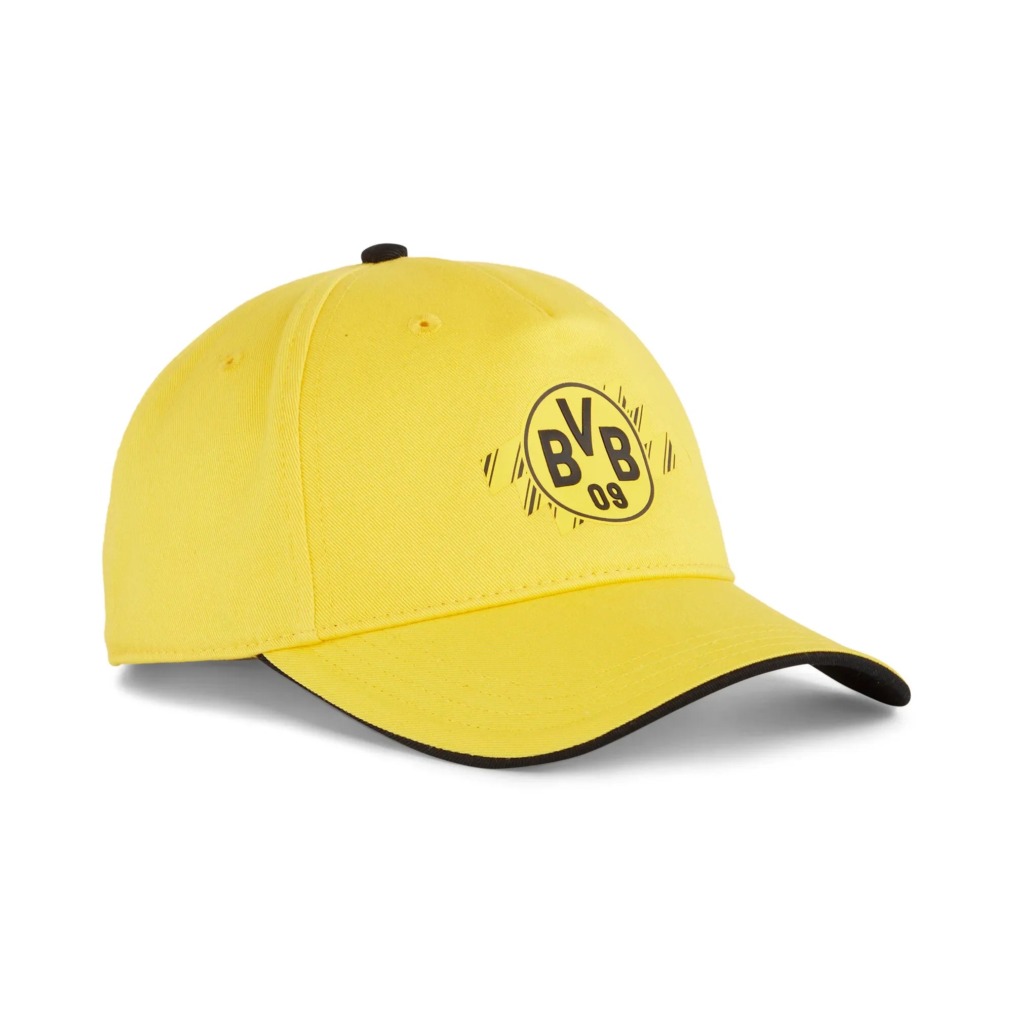 Puma Borussia Dortmund Essential Cap: Official BVB Fan Headwear, Yellow, Adjustable