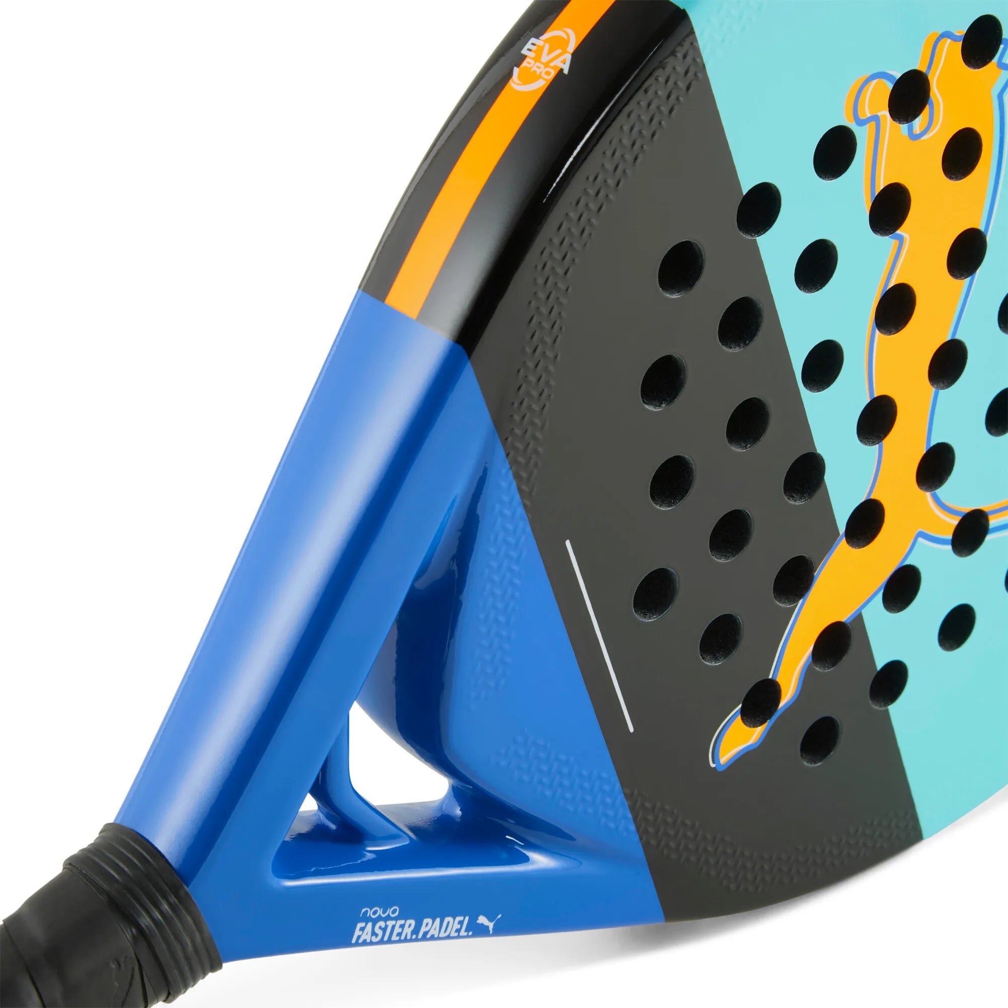 Puma Nova Padel Court Racket: Teardrop Shape, Durable Construction for Enhanced Control