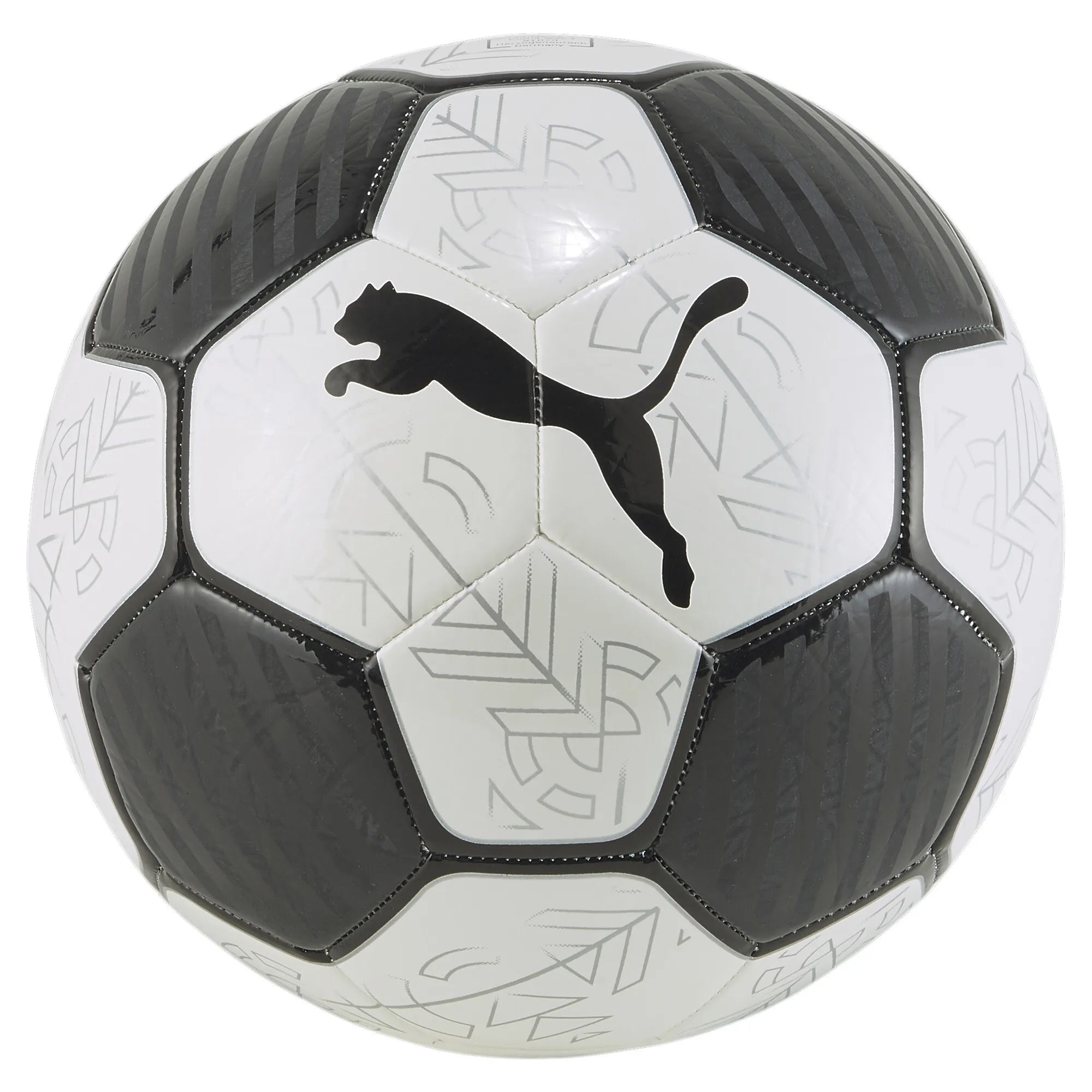 Puma Prestige Recreational Soccer Ball White/Black Durable Machine Stitched Design