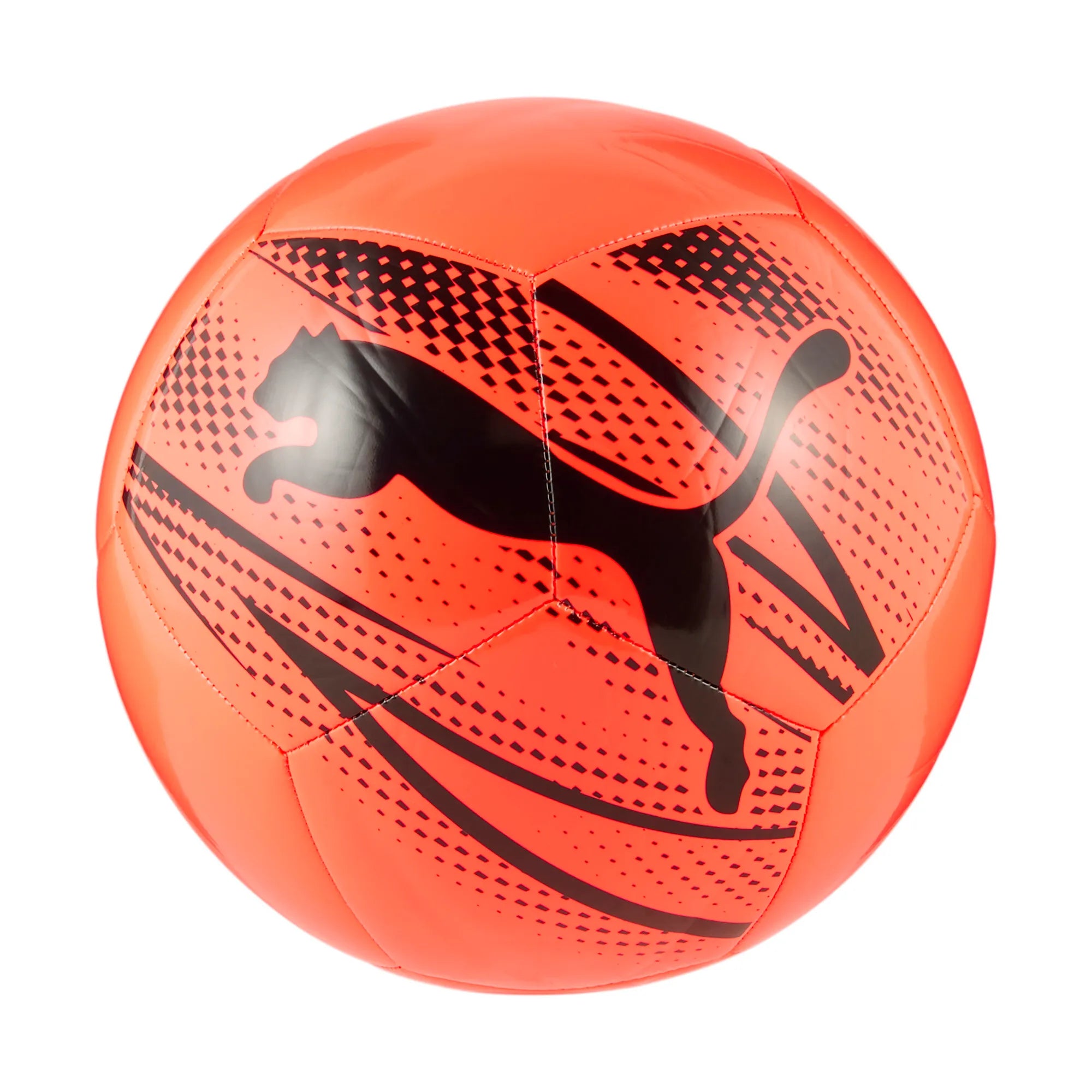 Puma Attacanto Glowing Red Graphic Soccer Ball – Machine Stitched TPU Training