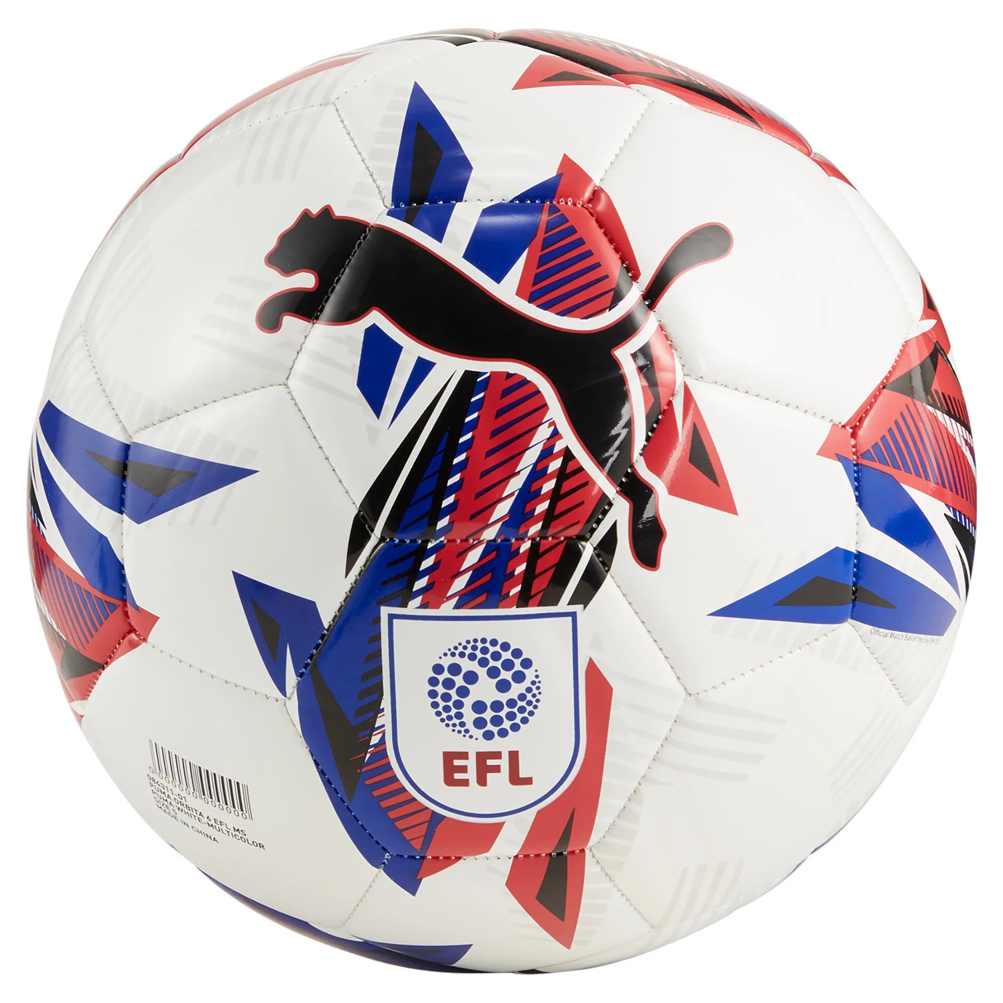 Puma Orbita 6 English Football League Match Ball - Durable Training White