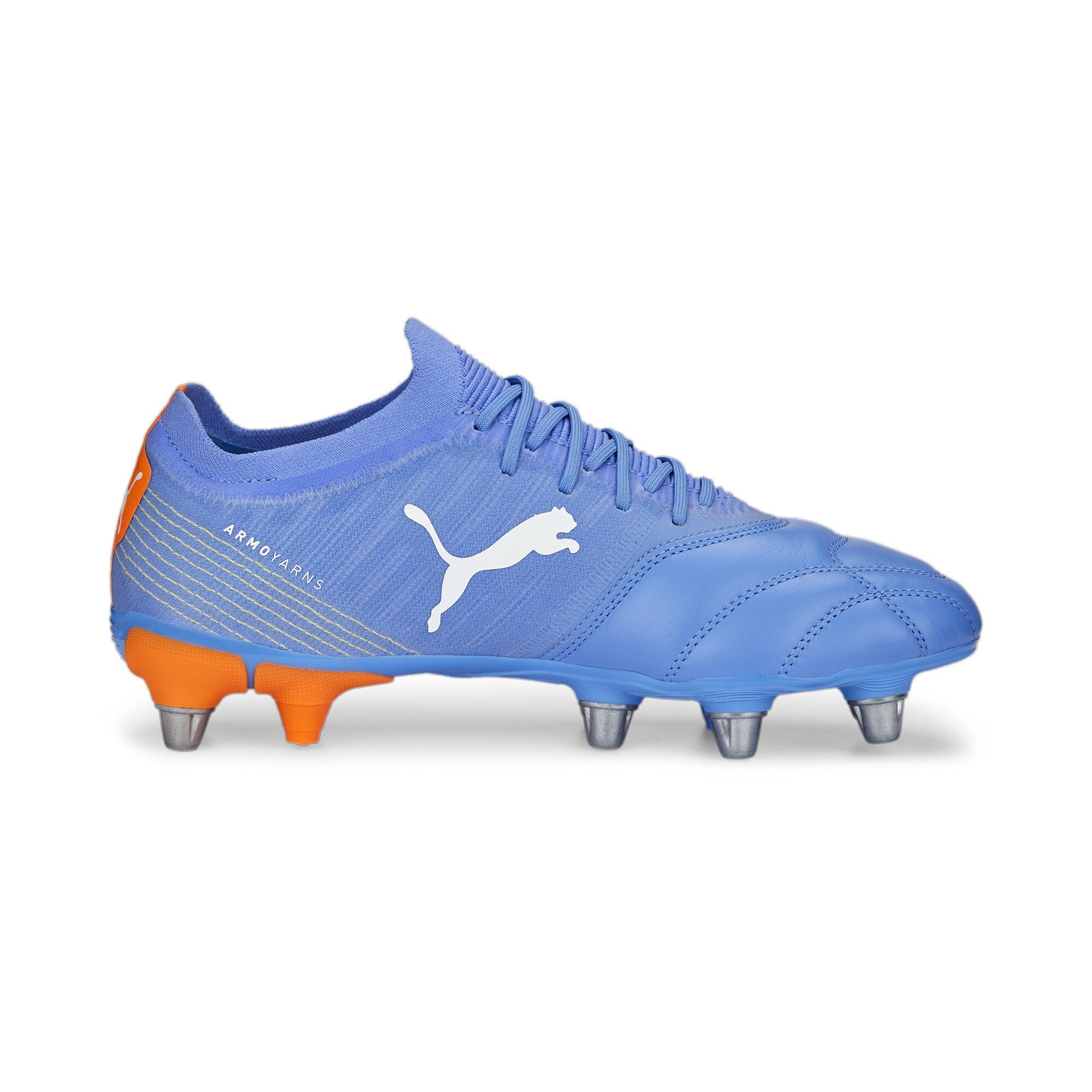 Puma Avant Pro Blue Glimmer Rugby Boots - Exceptional Traction, Secure Fit, Durable