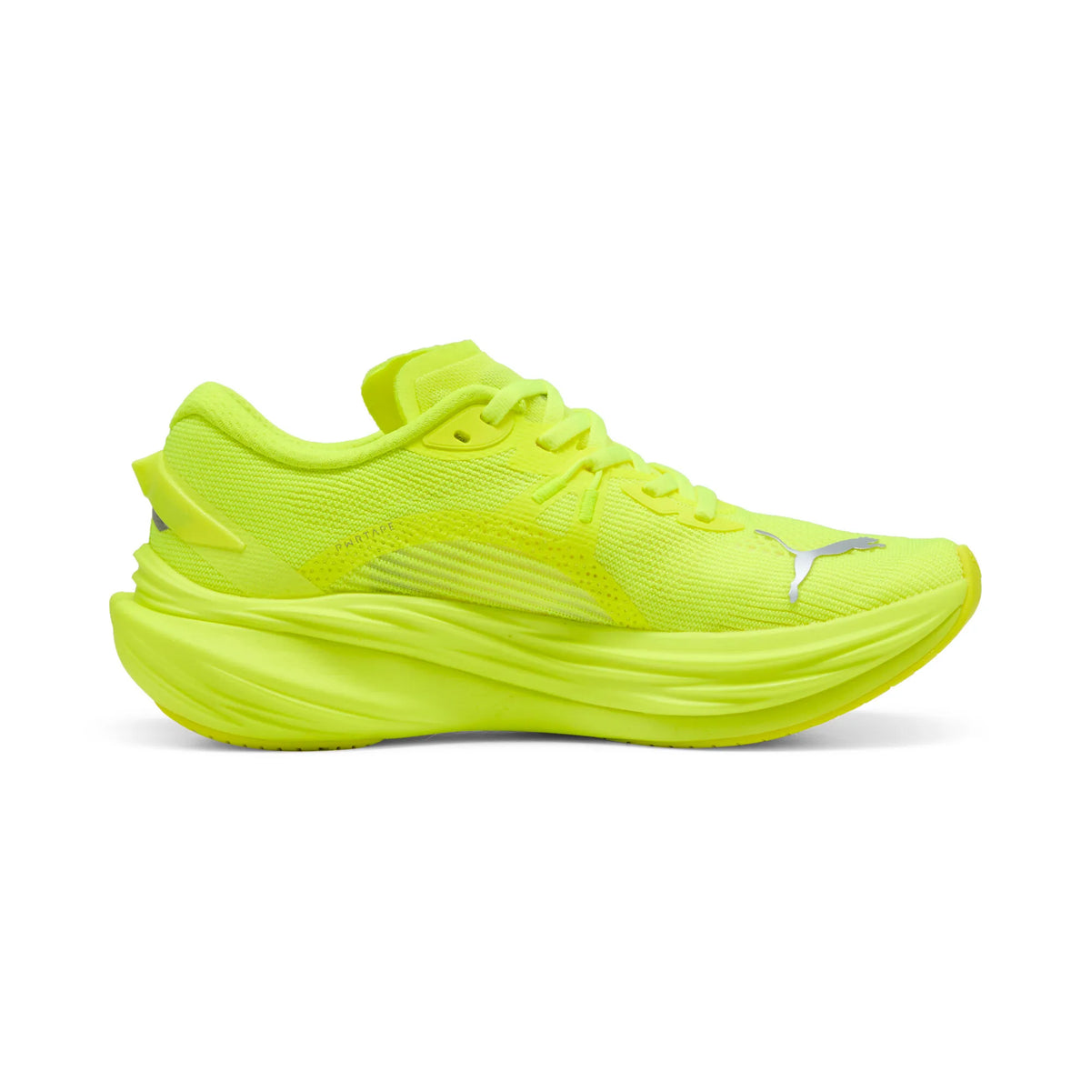 Puma Deviate NITRO 3 Women&#39;s Responsive Running Shoes Yellow Alert Silver Performance