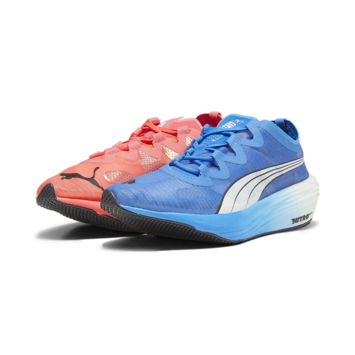 Puma Fast-FWD Nitro Elite Women&#39;s Responsive Road Running Shoes Fire Orchid-Ultra Blue