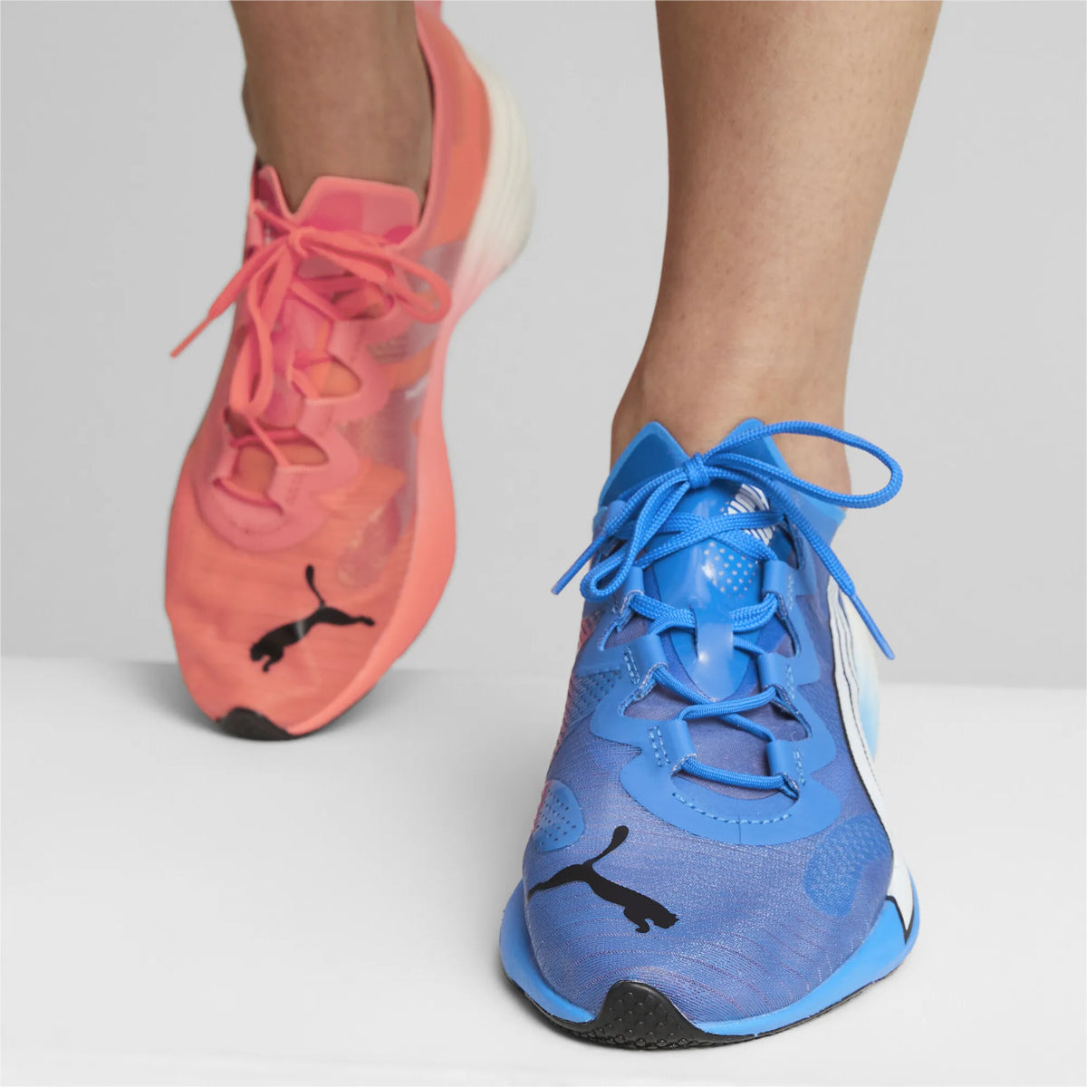 Puma Fast-FWD Nitro Elite Women&#39;s Responsive Road Running Shoes Fire Orchid-Ultra Blue