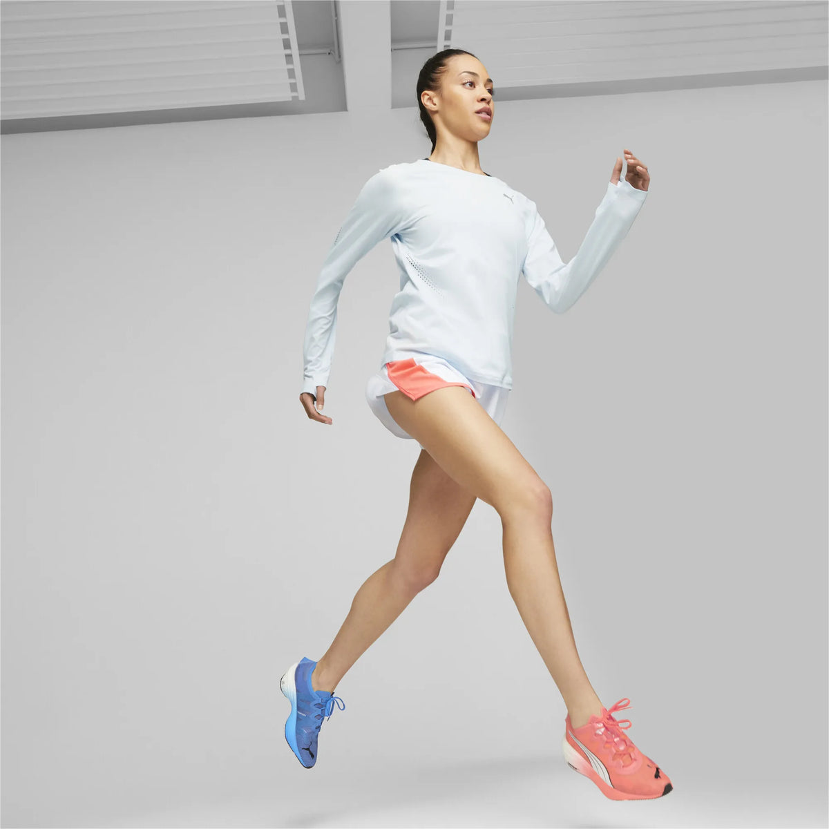 Puma Fast-FWD Nitro Elite Women&#39;s Responsive Road Running Shoes Fire Orchid-Ultra Blue