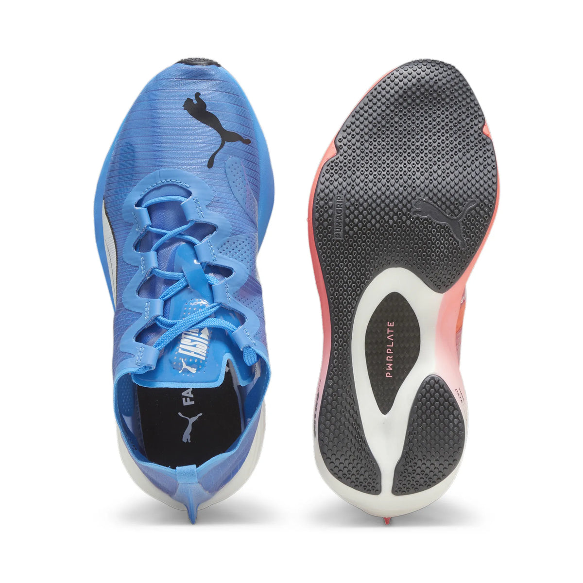 Puma Fast-FWD Nitro Elite Women&#39;s Responsive Road Running Shoes Fire Orchid-Ultra Blue