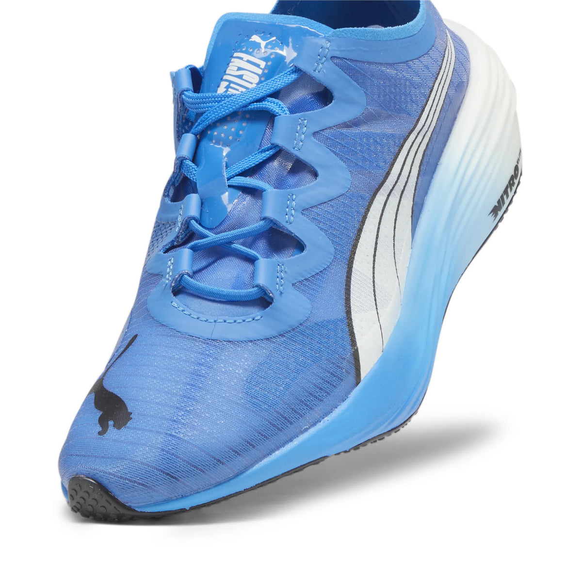 Puma Fast-FWD Nitro Elite Women&#39;s Responsive Road Running Shoes Fire Orchid-Ultra Blue