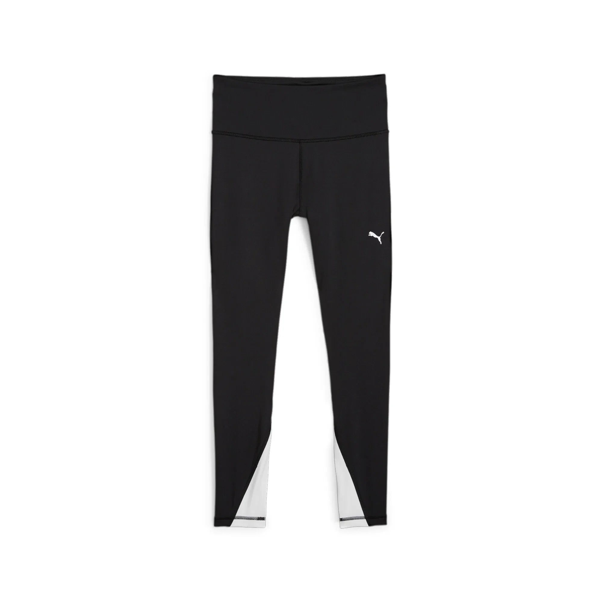 Puma Women's Train All Day 7/8 Performance Tights - Black/White Colorblock