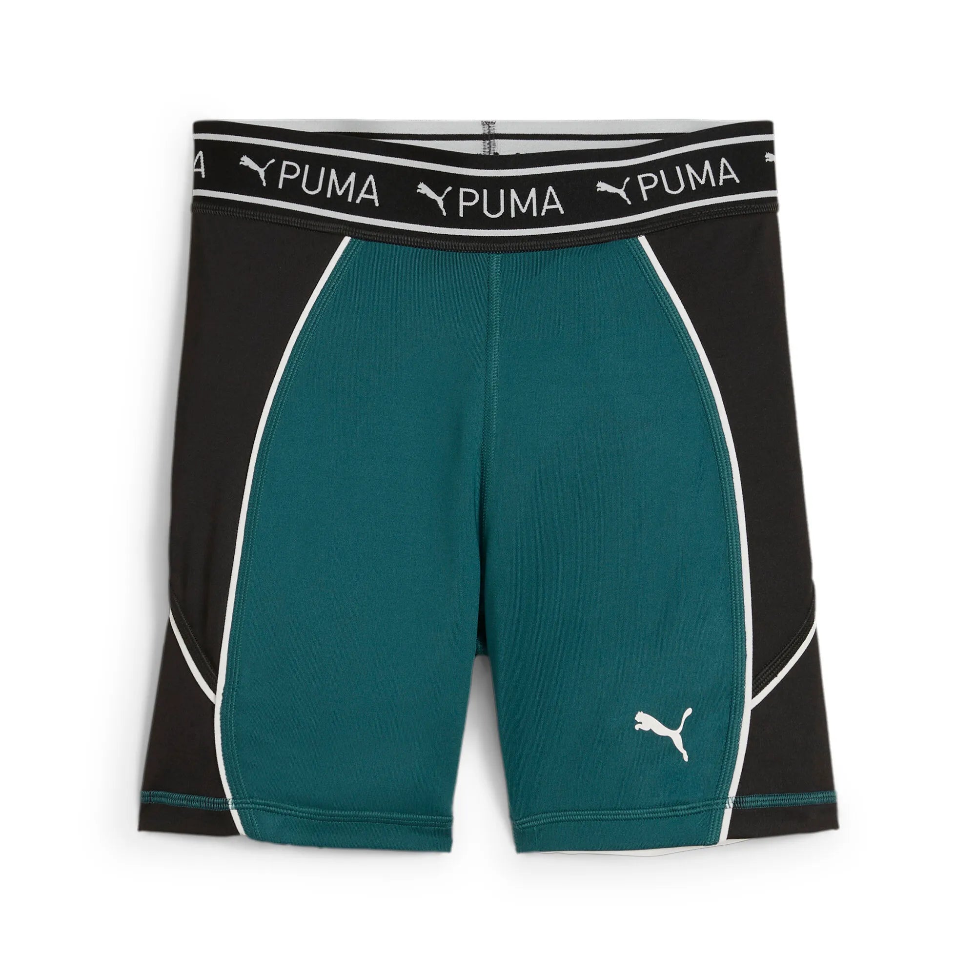 Puma Women's Fit Train Strong 5-Inch Performance Training Shorts - Cold Green