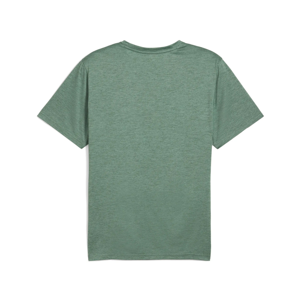 Puma Men&#39;s Essentials Heather Cat Tee: Green Moon, Moisture-Wicking Performance T-Shirt