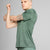 Puma Men's Essentials Heather Cat Tee: Green Moon, Moisture-Wicking Performance T-Shirt