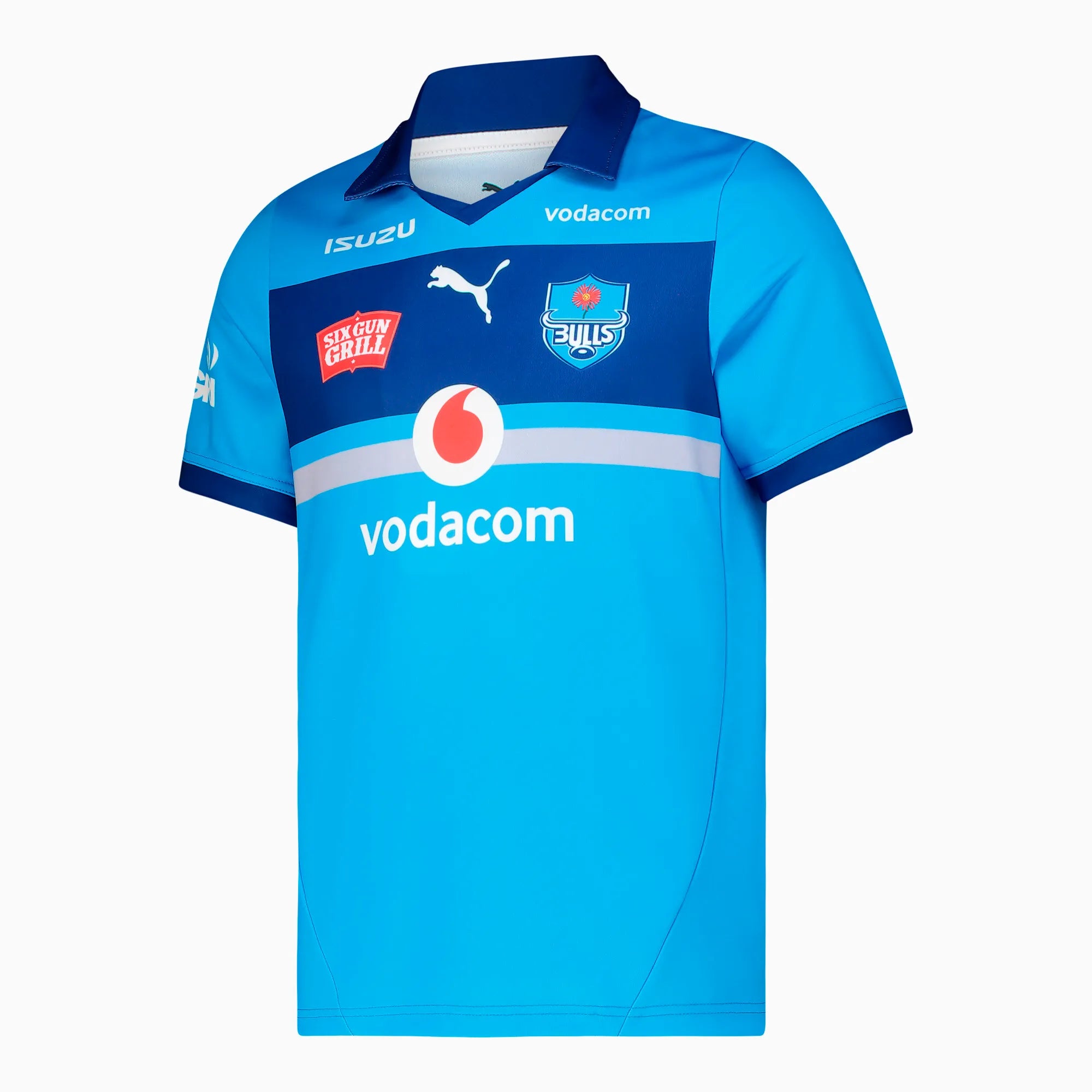 Puma Vodacom Bulls Official Replica Home Rugby Jersey Bonnie Blue