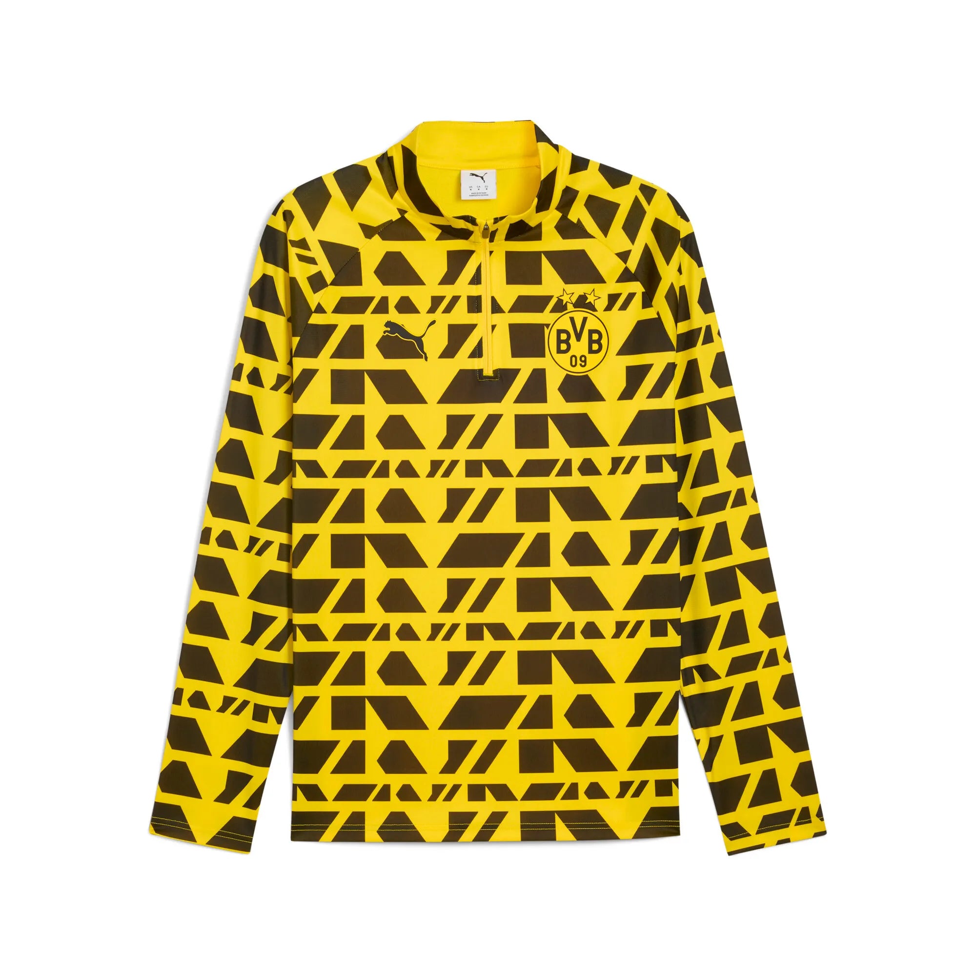 Official Puma Borussia Dortmund BVB Training 1/4 Zip Top Performance Soccer Apparel