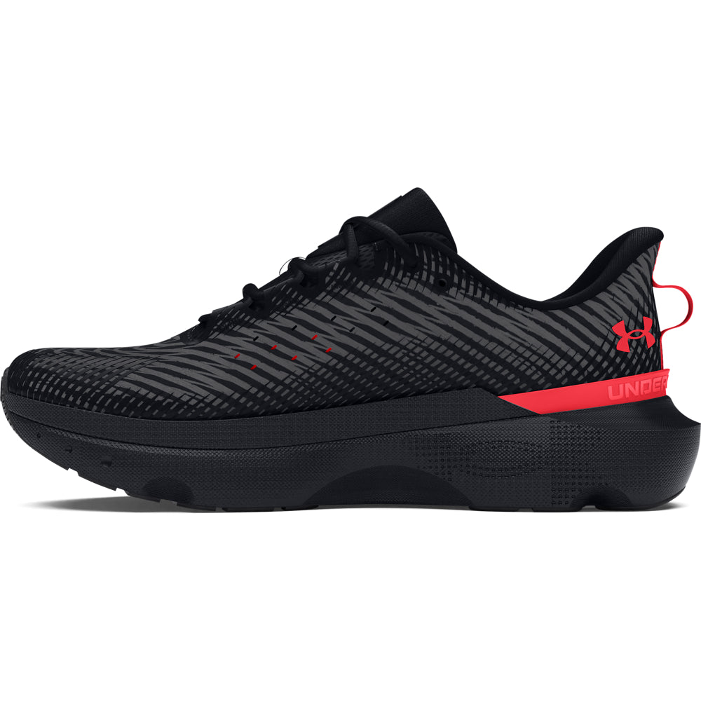 Under Armour Infinite Pro Black Running Shoes: Cushioned, Stable, Energized Performance