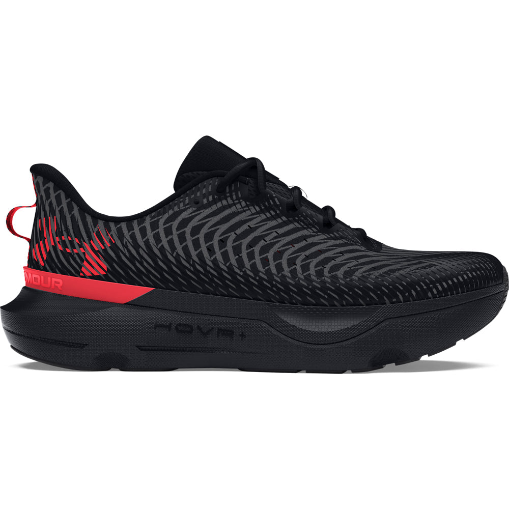 Under Armour Infinite Pro Black Running Shoes: Cushioned, Stable, Energized Performance