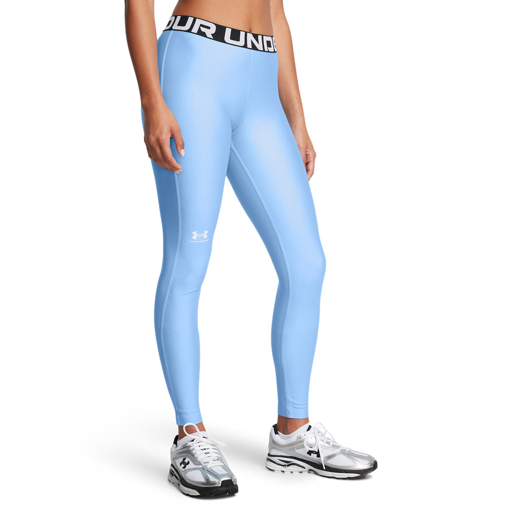 Under Armour Women's HeatGear® Leggings: Blue Performance Compression Fit Tights