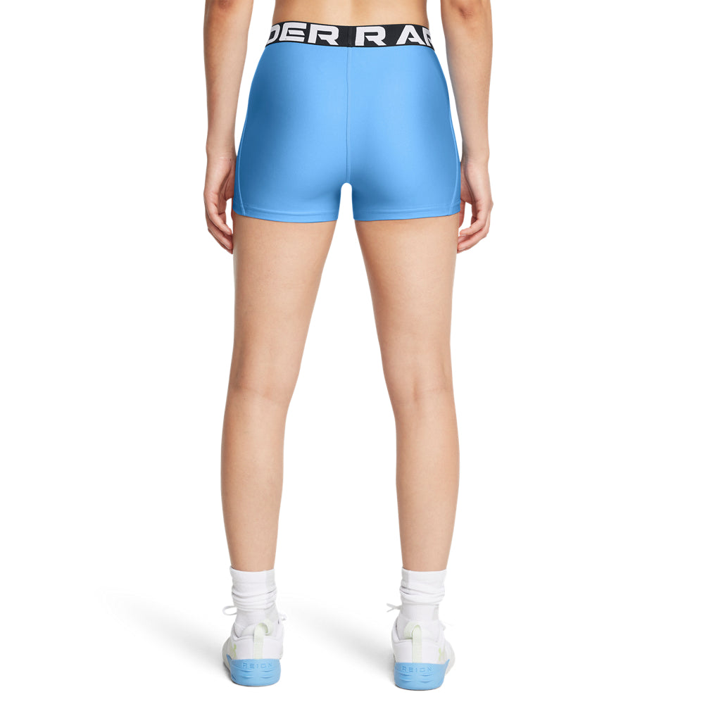 Under Armour Women's HeatGear® Shorty Blue Performance Compression Base Layer Shorts