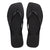 Havaianas Slim Square Black Flip-Flops: Trendy Toe, Comfortable, Slip-Resistant Beach Sandals